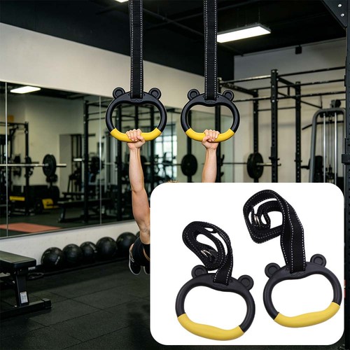 With straps gymnastic rings - with,