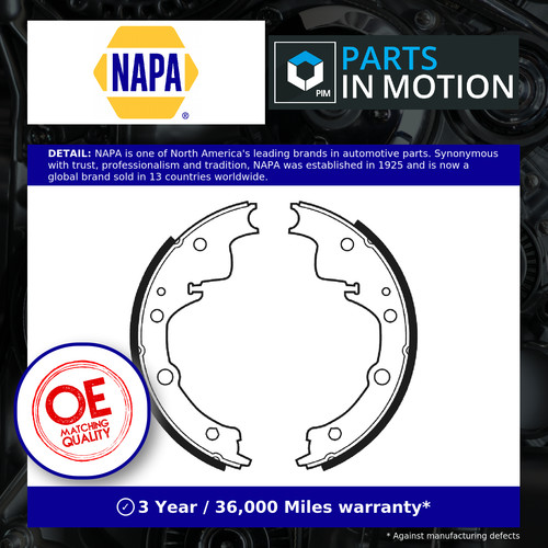 Brake shoes set - fits, ldv