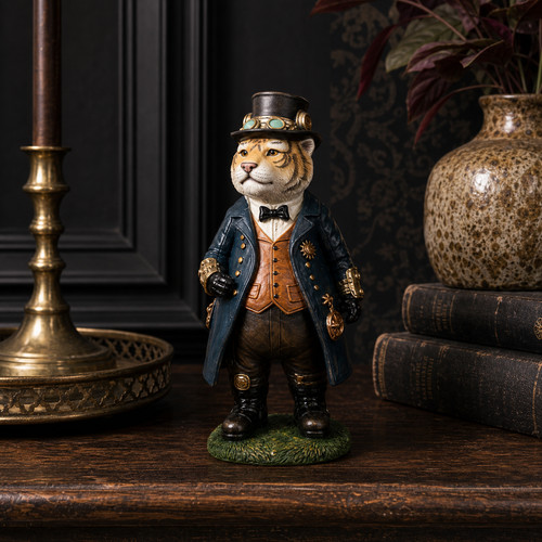 Quirky steampunk bear - bear, tiger