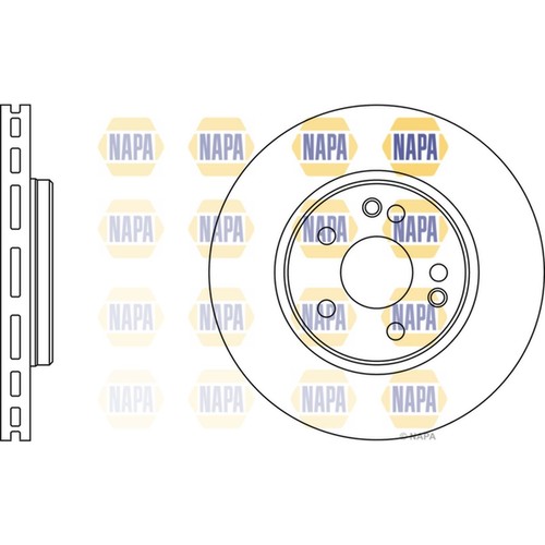 Brake discs vented for - 2x,