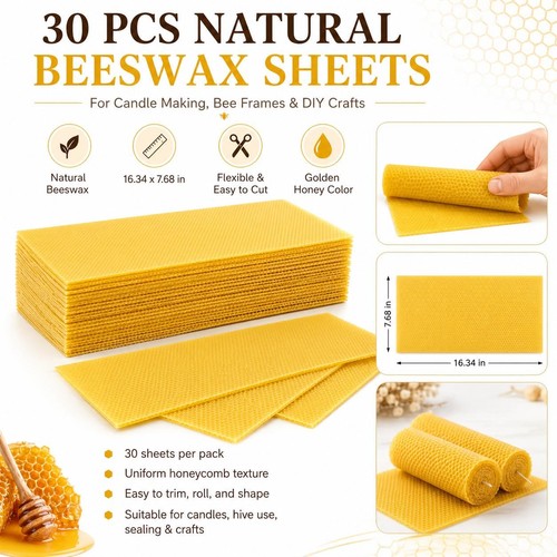 30pcs beeswax sheets - 30pcs,