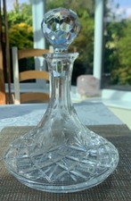 Edinburgh crystal glass ships - glass,