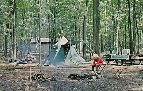 Family camping area sandy - family,