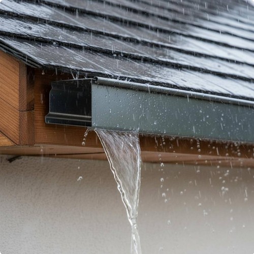 Aluminum alloy rain - alloy, gutter