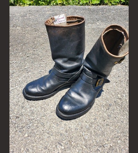 Chippewa boots leather blavck - chippewa,
