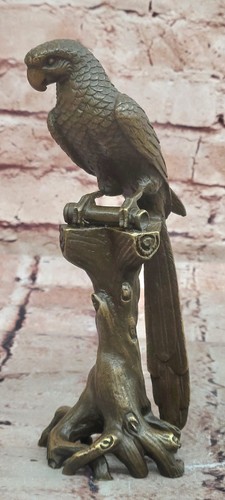 Genuine bronze parrot bird - parrot,