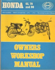 HONDA 65,70,90,S65,C200,C70,C90,S90,CM90 OHV & OHC HAYNES MANUAL 1964-1973