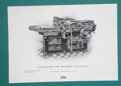 Printing press made bremner - press,
