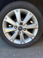 2011 FORD FIESTA MK7 - 15" INCH ALLOY WHEELS + TYRES 195/50/15 - SET OF 4