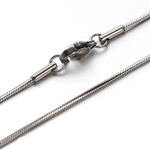 Stainless steel snake chain - steel,