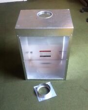 Gas Flue Liner Twin Wall Square Tall Collector box, for HE inset fires