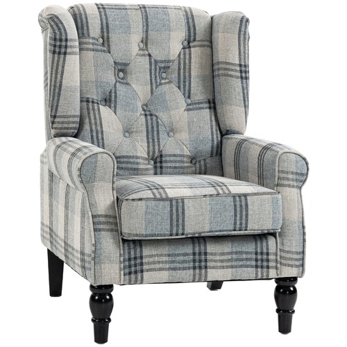 Retro wingback armchair mixed - wingback,