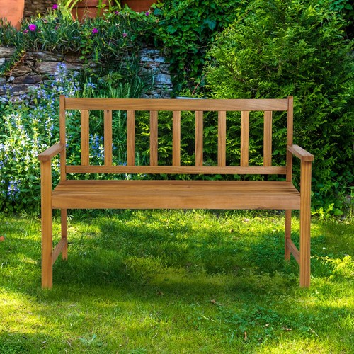 Outdoor bench patio wooden - outdoor,