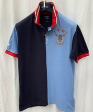 Hackett split panel army polo