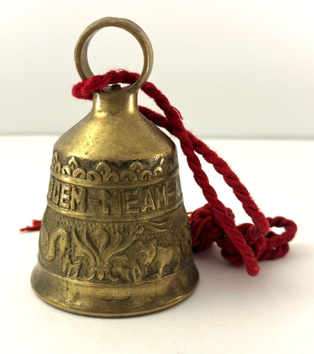 Patinated brass engraved - patinated,
