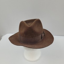 Indiana Jones Fedora Hat Brown