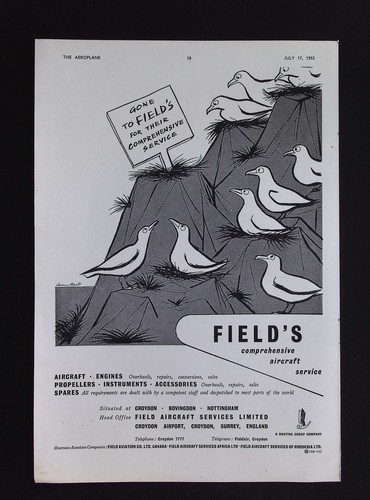 Original 1953 advert field - 1953,