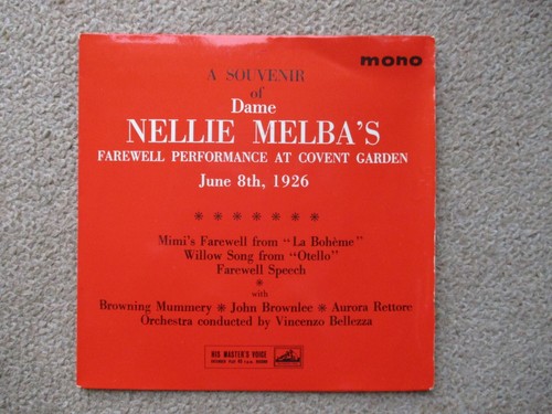 Dame nellie melba farewell - nellie,