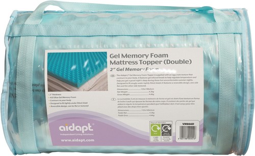 Gel memory foam - foam, topper