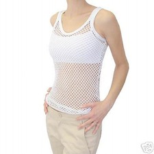 100% Cotton White String Vest