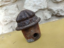 Vintage cast iron railing post - railing,