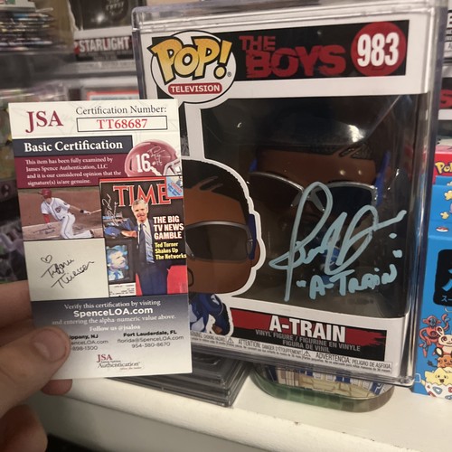 Train funko pop signed by - a-train,