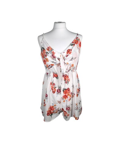 Playsuit size white with - 14,