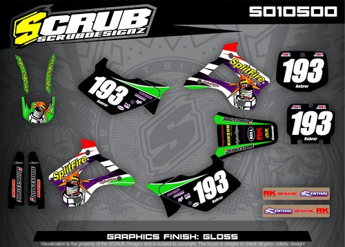 Graphics decals stickers for