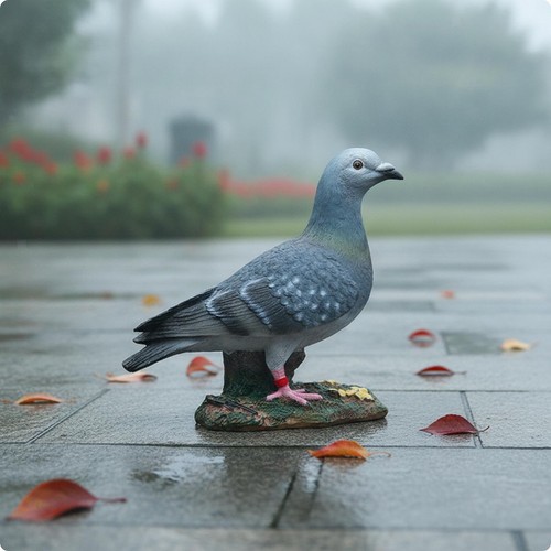 Pigeon figurine resin bird - pigeon,