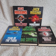 5 Jack Higgins Hardcover Books