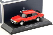 SAAB 900 TURBO 1992 RED - NOREV - 1:43 SCALE MODEL