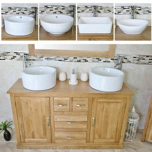 Bathroom vanity unit oak - bathroom, |