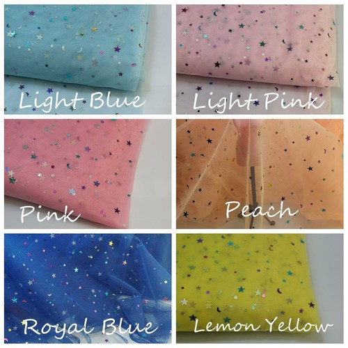 Soft tulle with sparkle - tulle,