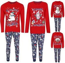 Christmas Pyjamas Family Matching Mens Ladies Boys Girls XMAS Novelty PJ Sets