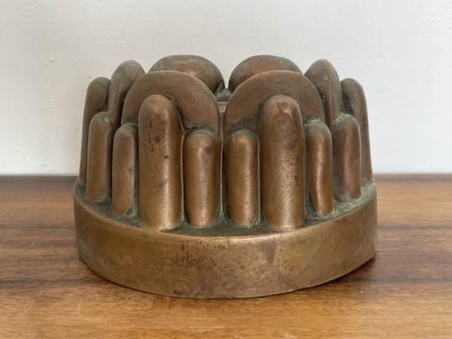 Victorian copper jelly mould - victorian,