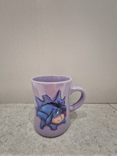 Disney Store Large 3D Eeyore Mug In Purple. Excellent Condition