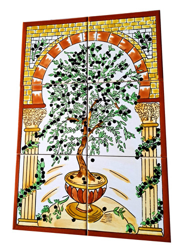 Olive tree tiles picture - olive, 30x45
