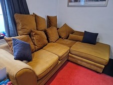Mustard Sofa With All Cushions