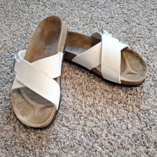 Birkenstock birkis dijon white - dijon,