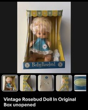 Vintage rosebud doll - rosebud,