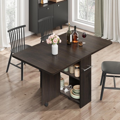 Folding dining room table - dining,