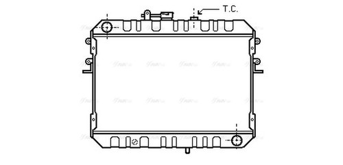 Ava coolant radiator mz2046 - coolant,