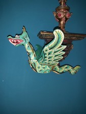 HANDMADE FLYING DRAGON WOODEN MOBILE