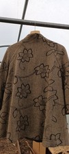 Ronit Zilkha Embroidered Tweed Coat Size 14