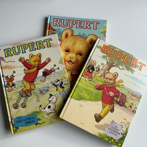 Rupert bear annuals - bear,