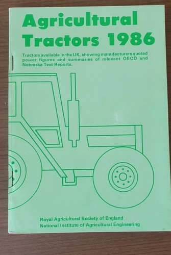 Agricultural tractors 1986 - agricultural,