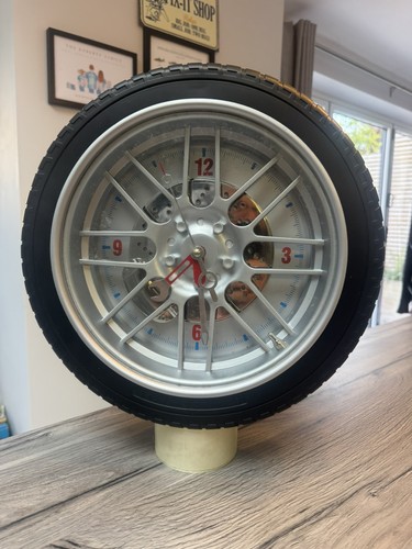 Wheel car tyre clock new - wheel,