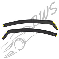 Wind Deflectors for Opel Zafira Life 2019-up 2pcs Dark Tinted Rain Visors Shield