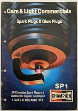 Original 1992 Champion Cars & Light Commercial Spark Plugs & Glowplugs Catalogue