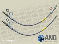 SPITFIRE MkI-IV,STAG,GT6,HERALD,VITESSE 1600 ST/STEEL REAR BRAKE HOSES GBH175